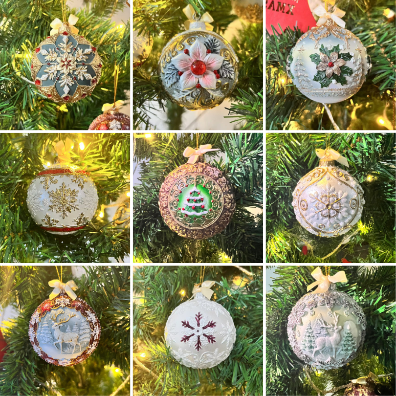🎄Fairytale Planet Painted Ornaments | Christmas tree decorations | Hand-painted art
