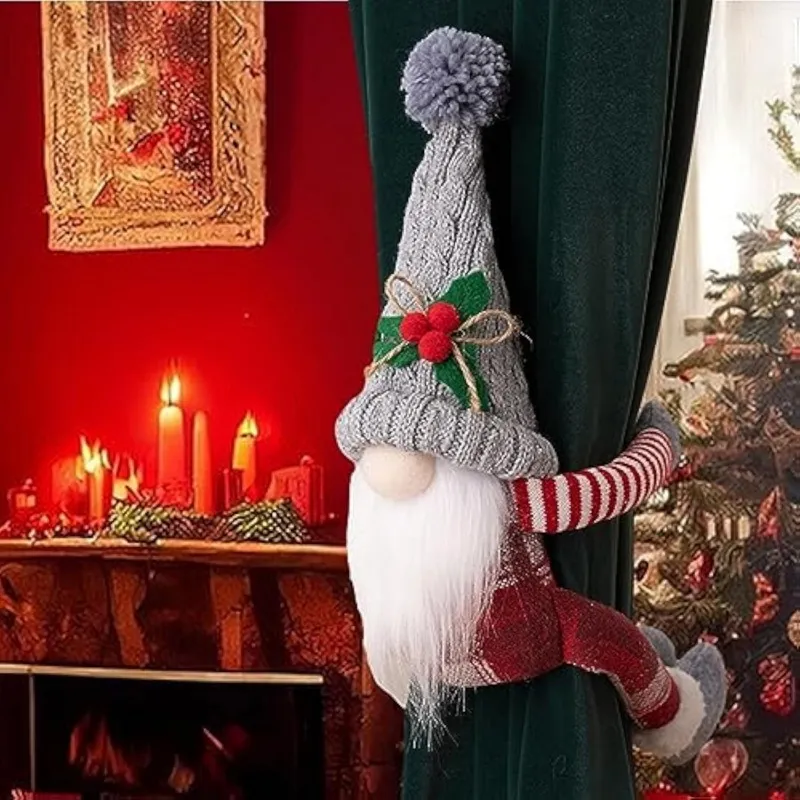 🎅Christmas Curtains Tie Back Holder