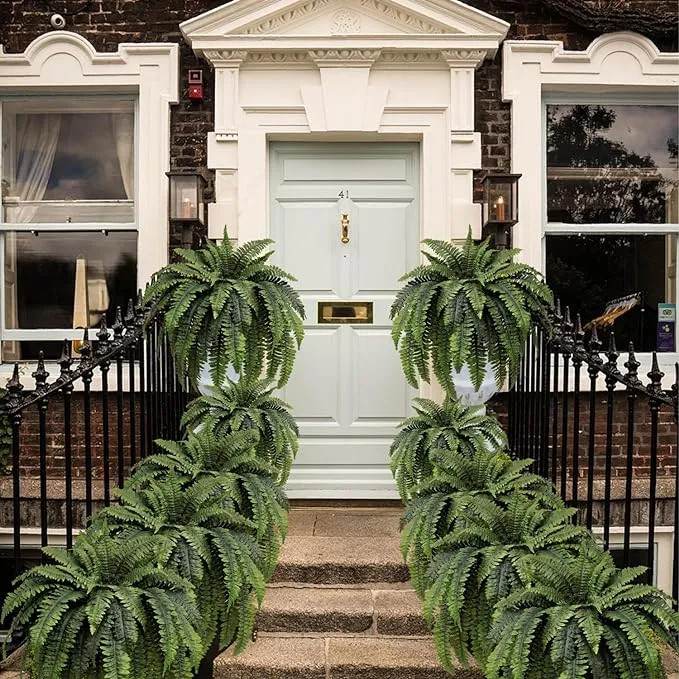 🌲BUY 1 GET 1 FREE (2 PCS)🔥48Inch Large UV Artificial Ferns for Outdoors--No watering, No fading