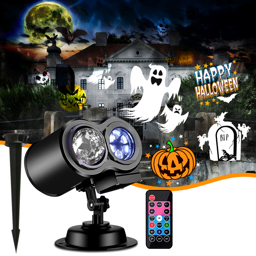[Copy]🎃Turn Your Home into a Spooky Halloween Wonderland | 12 in 1 Halloween Projector Lights Outdoor 2026 Upgrade 3D Dynamic Window Indoor Decorations
