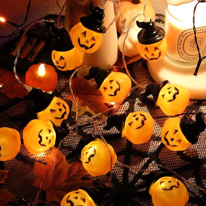 🎃Halloween Decorations Pumpkin String Lights🎃