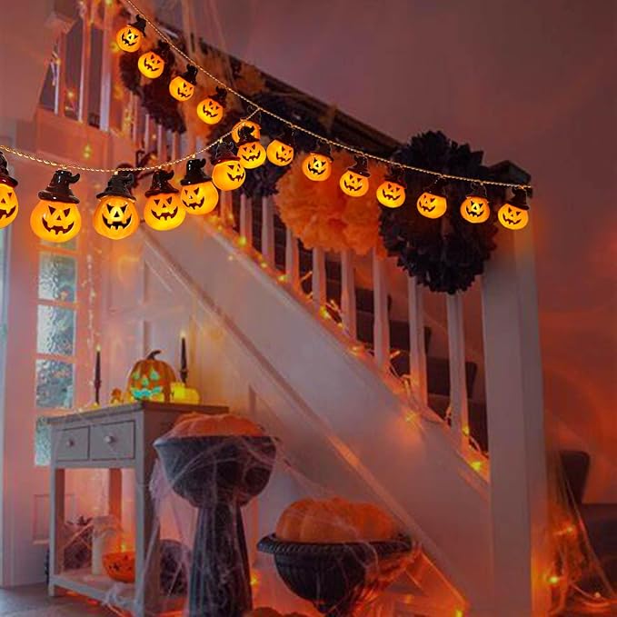 🎃Halloween Decorations Pumpkin String Lights🎃