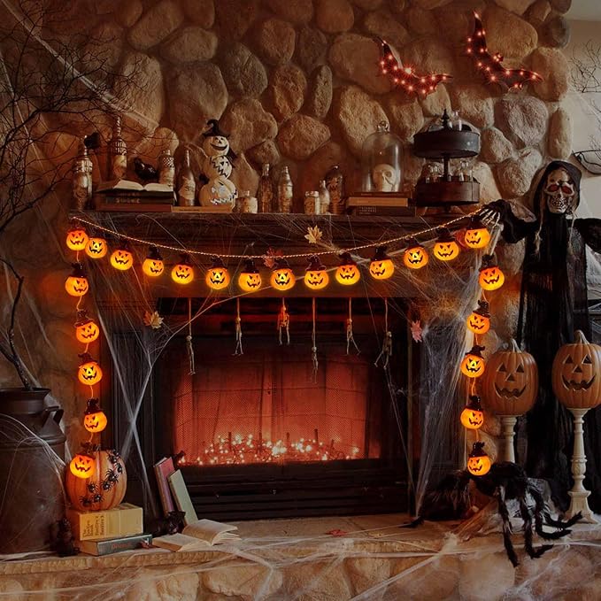 🎃Halloween Decorations Pumpkin String Lights🎃