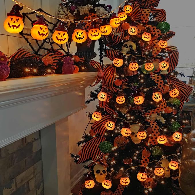 🎃Halloween Decorations Pumpkin String Lights🎃