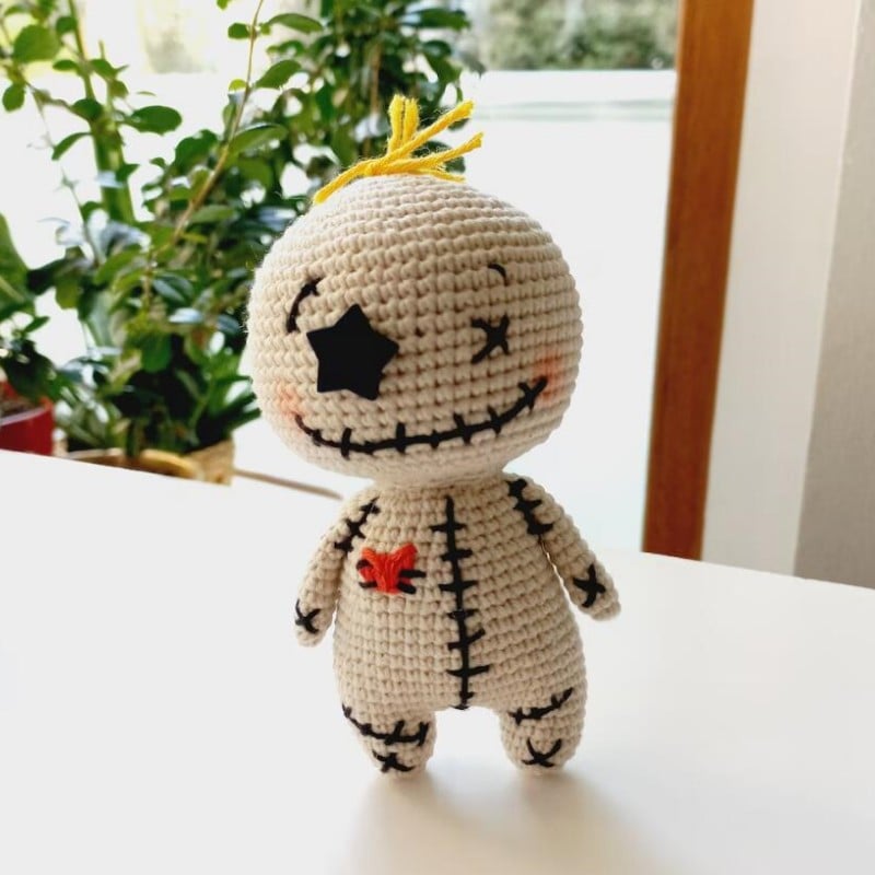 Handmade Crochet Halloween Cute Amigurumi Dolls Decoration
