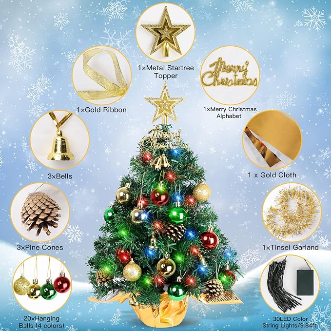 Desktop Mini Artificial Christmas Tree | Desktop Decoration | Christmas Gift