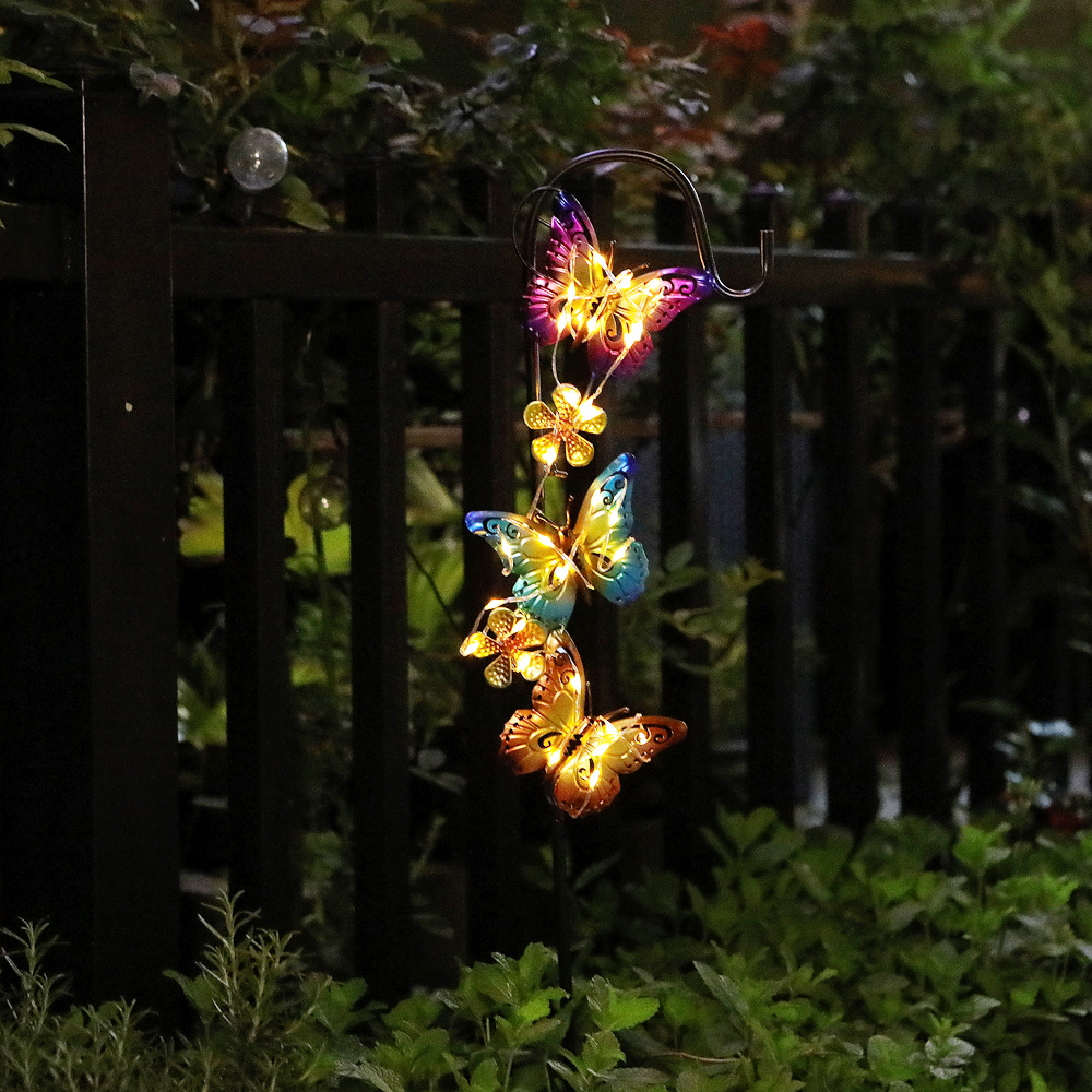 Waterproof Solar Butterfly Decorative Garden Light