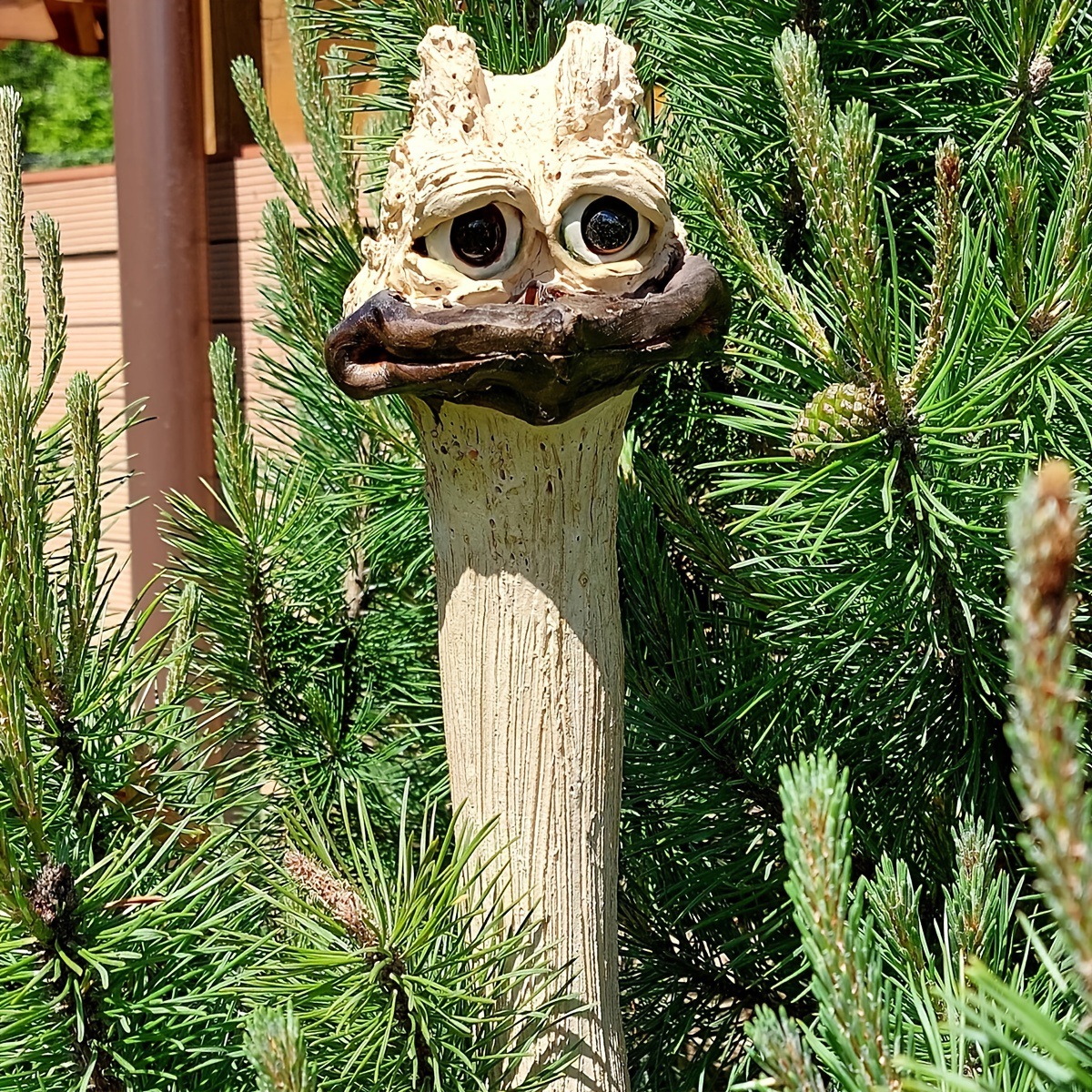 Funny Garden Hidden Chicken Statue Decoration