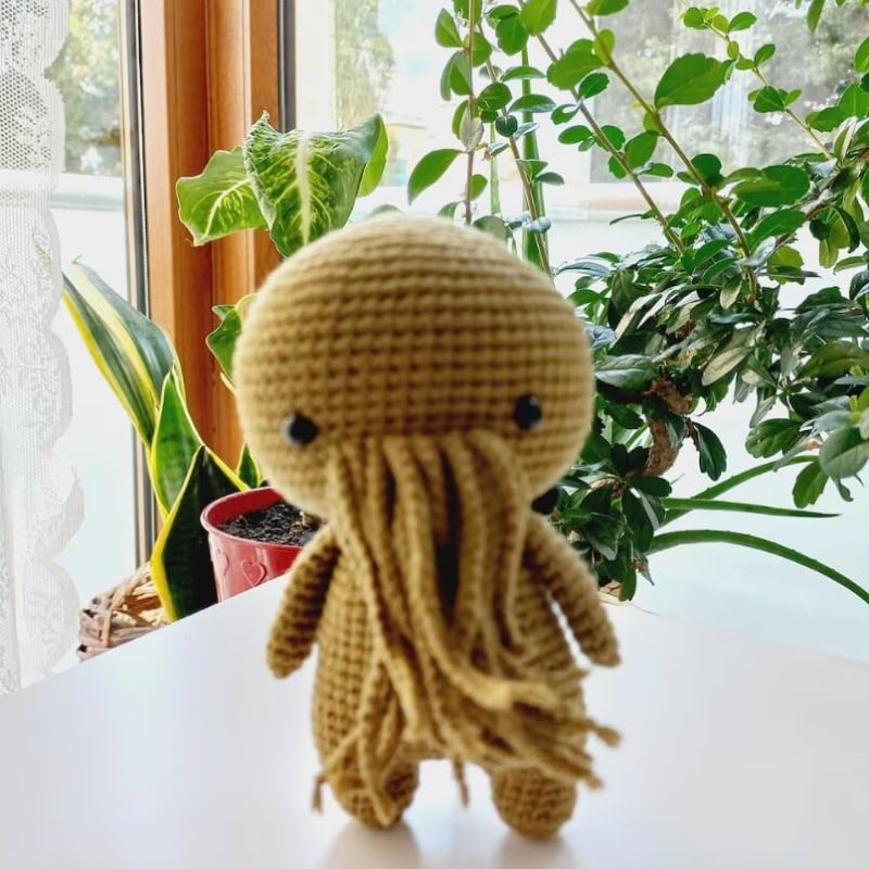 Handmade Crochet Halloween Cute Amigurumi Dolls Decoration