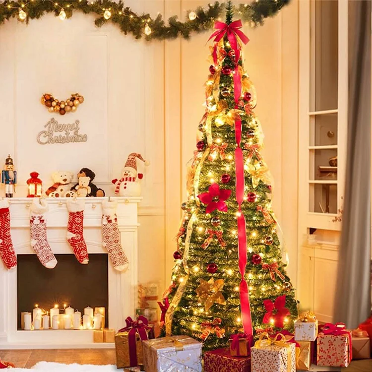 Pop-up Red Christmas Tree | Christmas Decoration