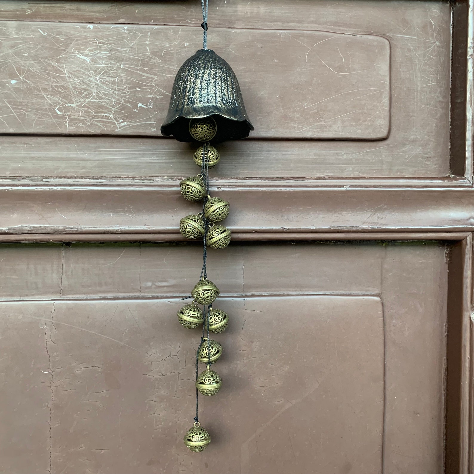 Handmade Witch Bells Wind Chime | For door handle decoration, garden decoration