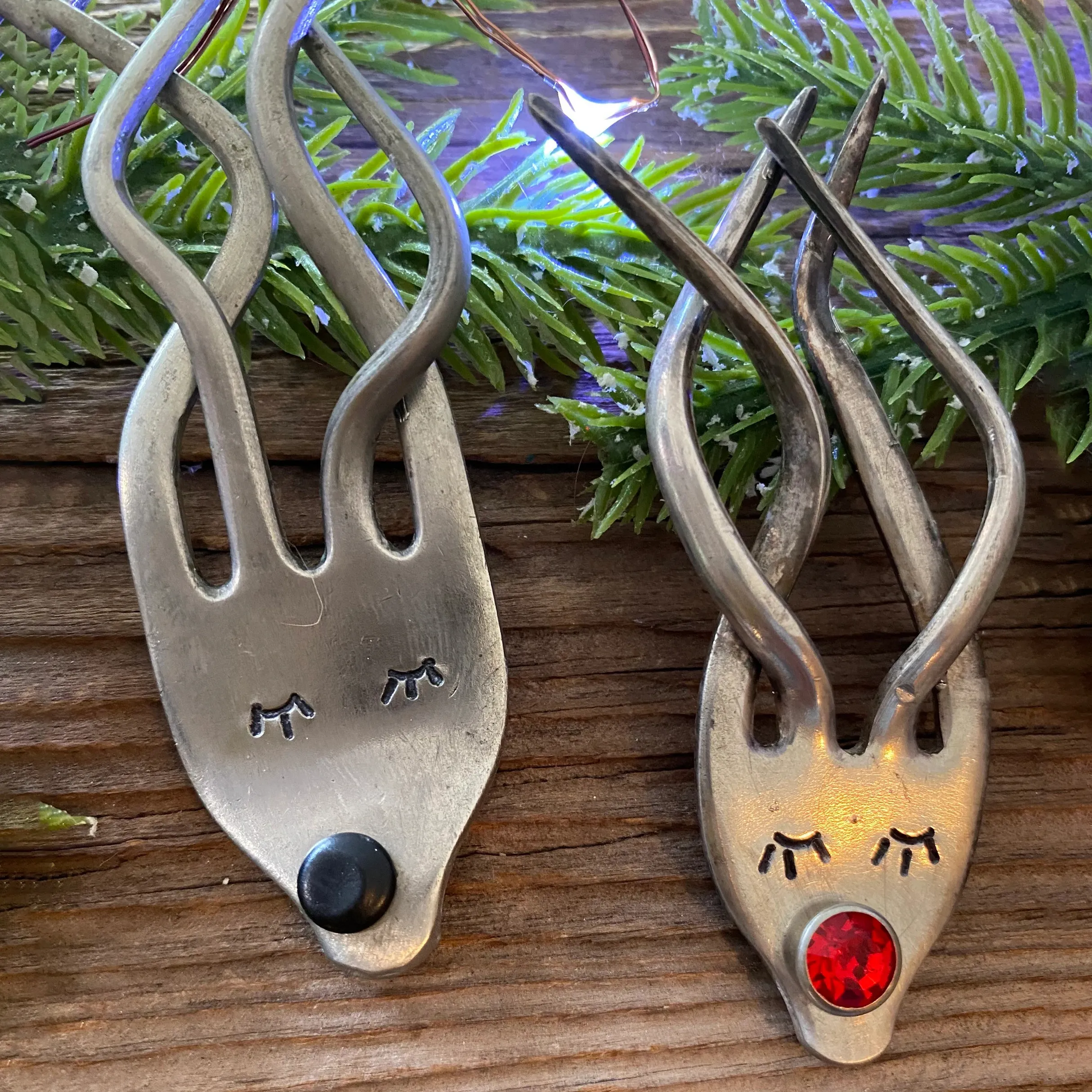 🦌Funny Fork Reindeer Ornament ✨