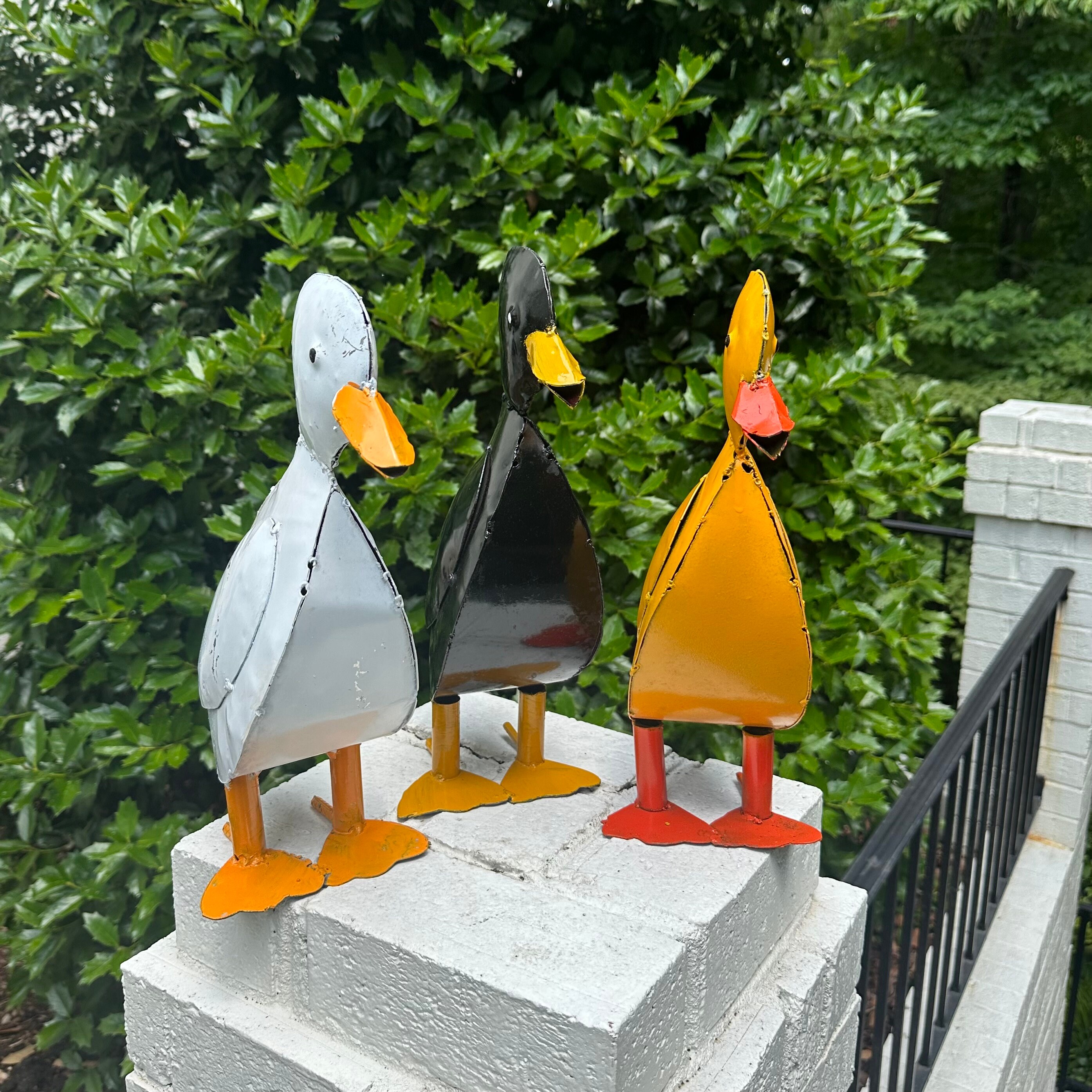 Duck-Mini-Metal-Garden-Yard Art