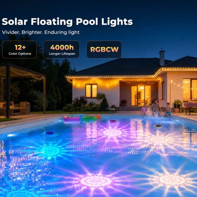 Solar Pool Floating Light