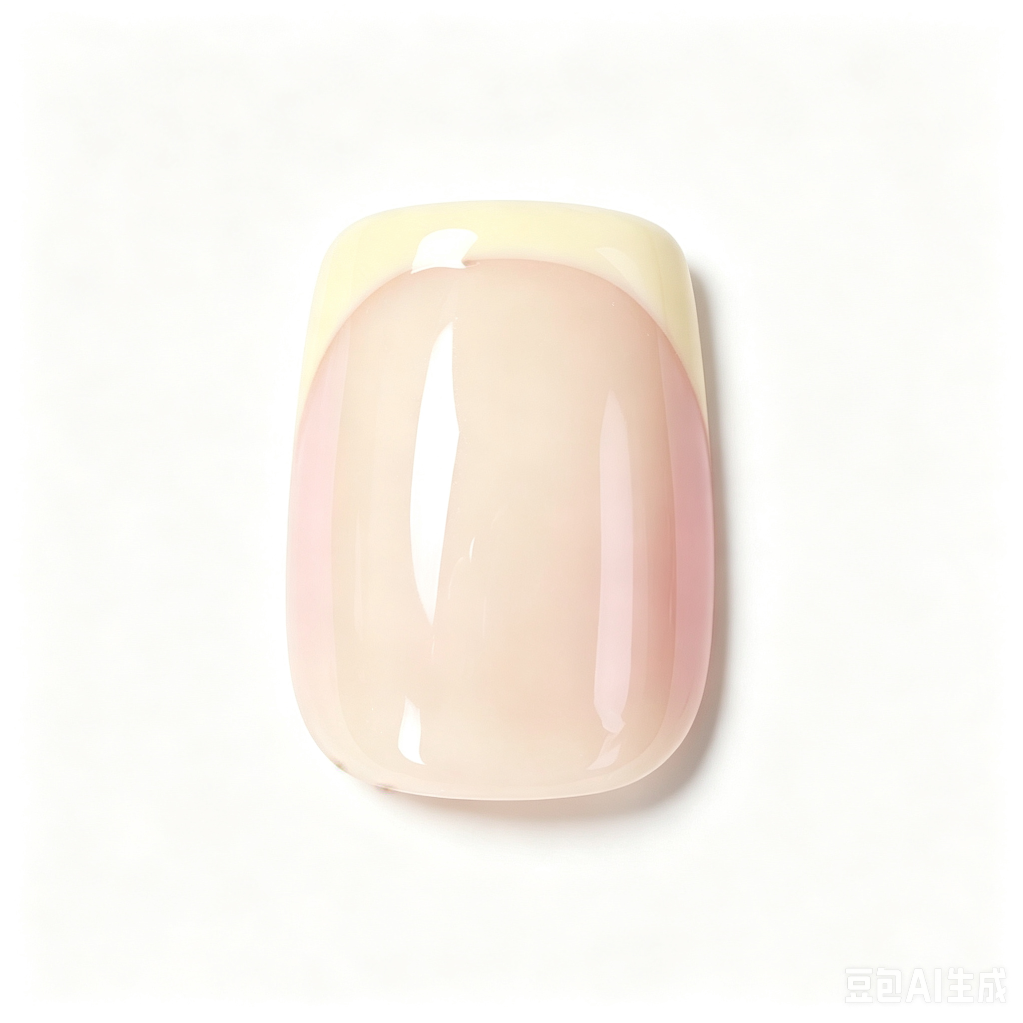 Gradient Ombre French Tip Reusable Fake Press On Nails