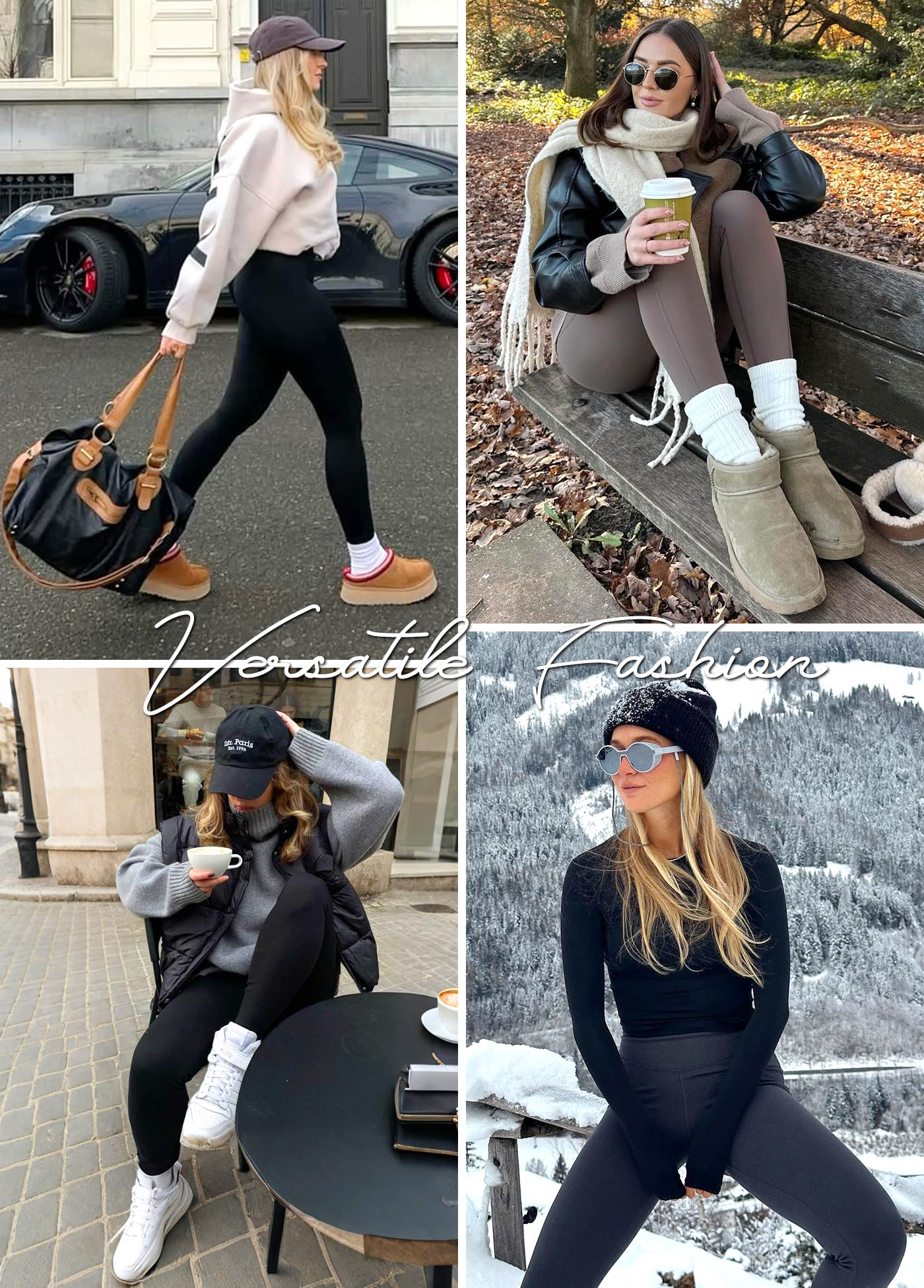 High Waisted Leggings for Women, Buttery Soft Full Length Yoga Pants, Workout Athletic Daily Wear