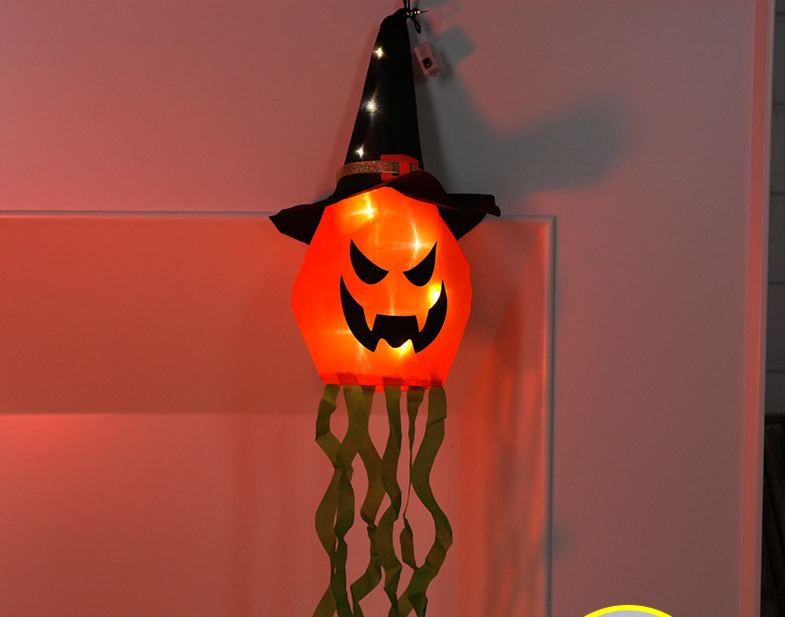 Halloween Pumpkin Ghost Witch Hanging String Lights