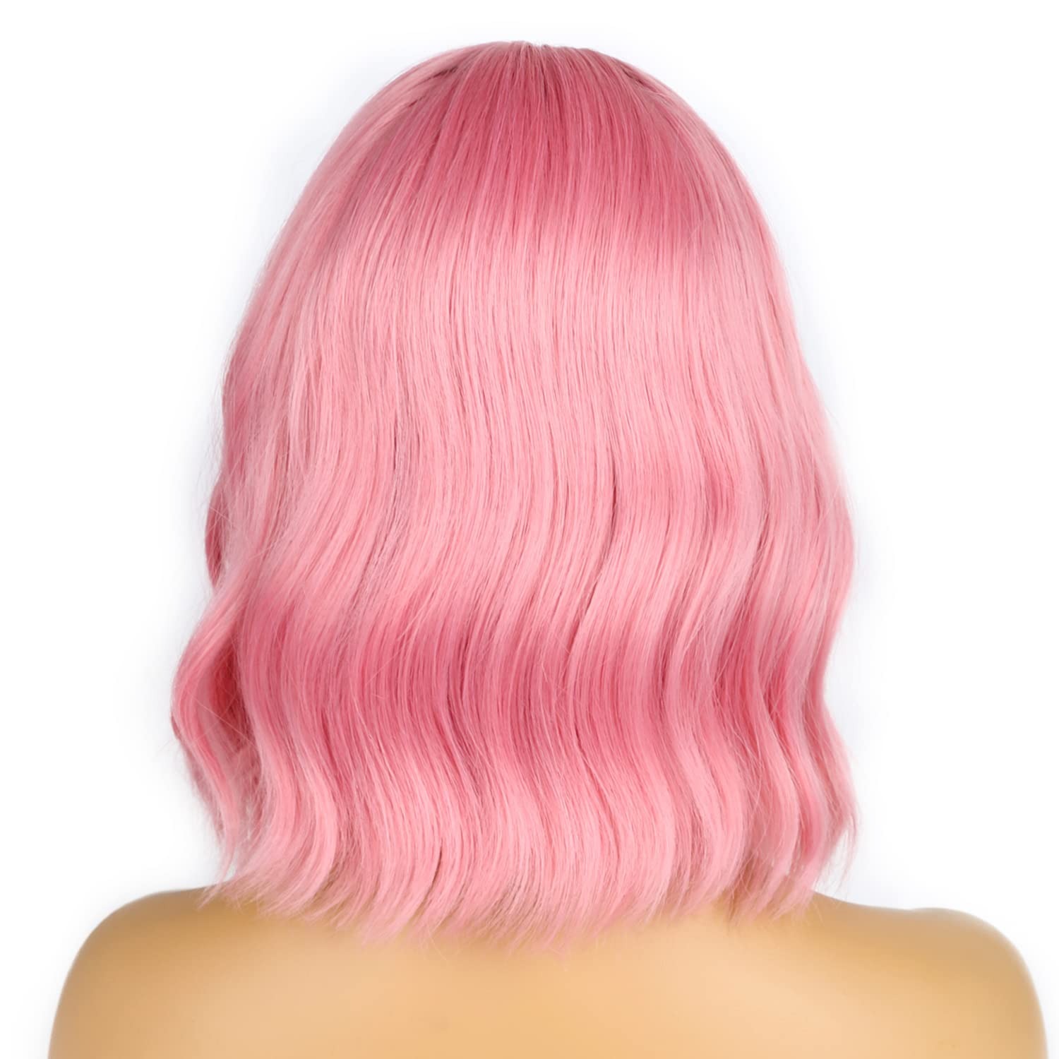 Cosplay Wig - Natural Medium Length Heat Resistant Fiber for Halloween, Parties & Daily Wear (Multiple Colors)