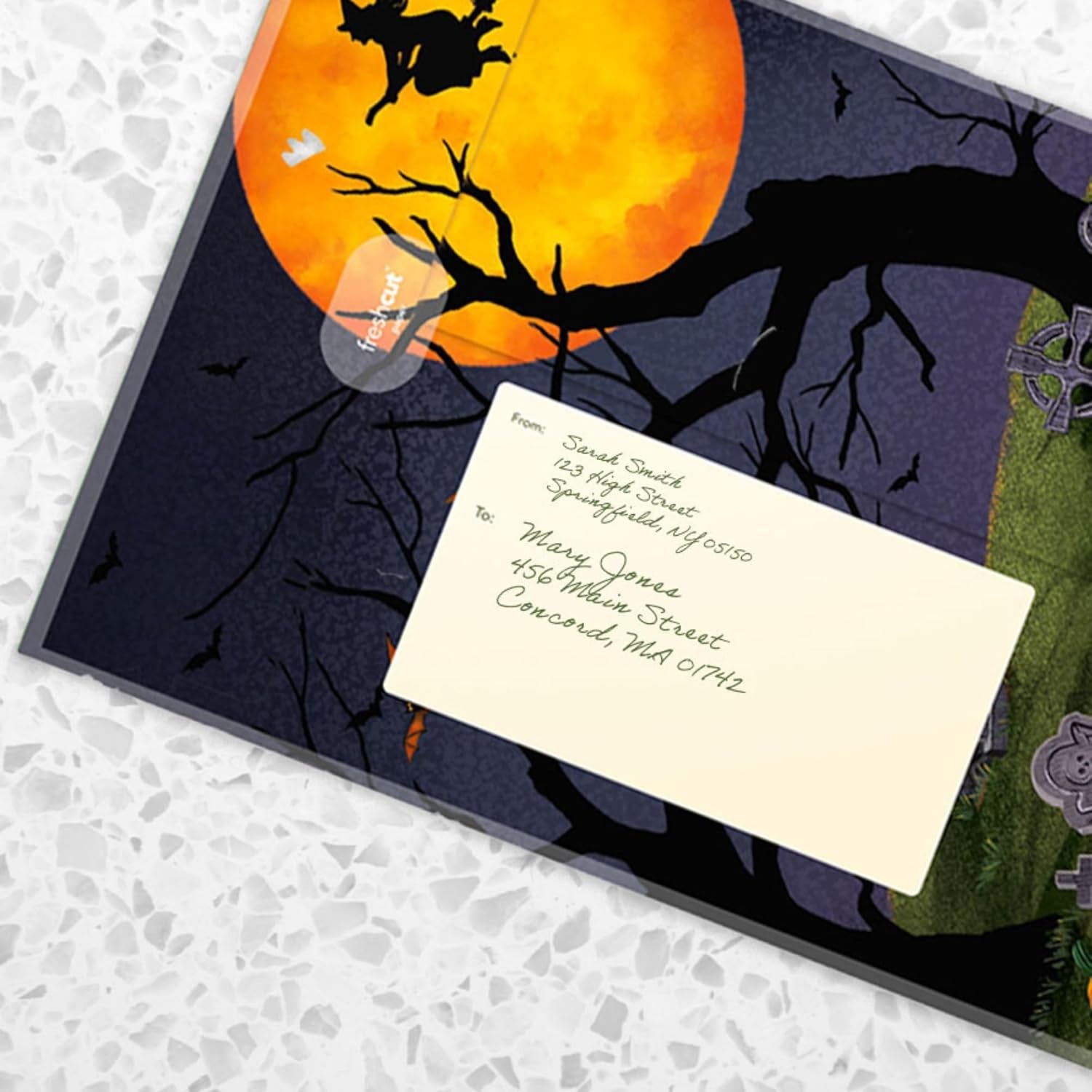 15" Haunted House 3D Pop Up Card | Halloween & Birthday Popup Greeting Card with Blank Note & Envelope