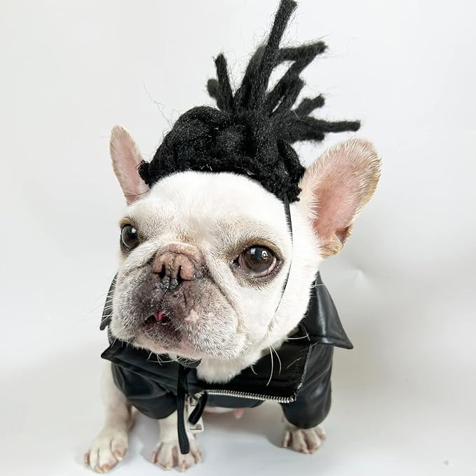 Pet Dog Cosplay Wig, Halloween Costume Headwear for Dogs & Cats