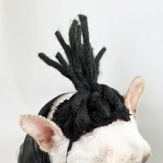 Pet Dog Cosplay Wig, Halloween Costume Headwear for Dogs & Cats