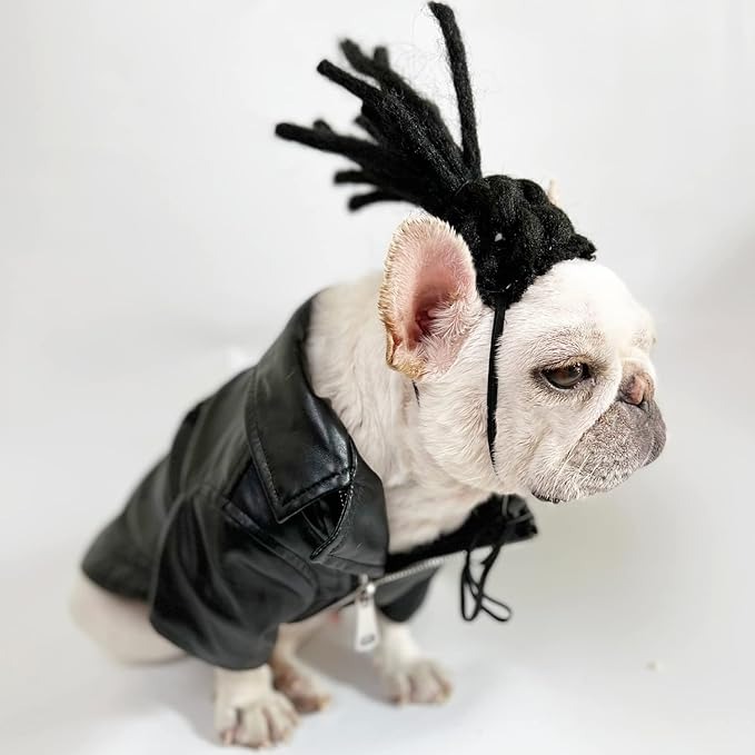 Pet Dog Cosplay Wig, Halloween Costume Headwear for Dogs & Cats