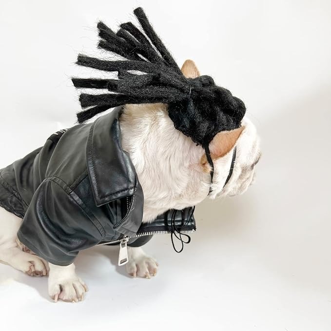 Pet Dog Cosplay Wig, Halloween Costume Headwear for Dogs & Cats