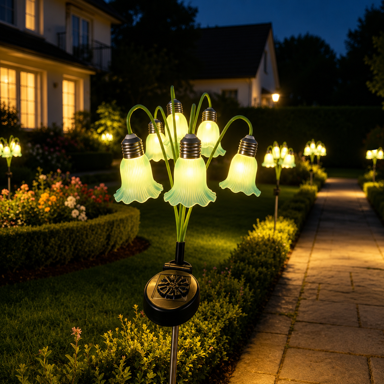 Solar Flower Lights Outdoor Garden Decorations