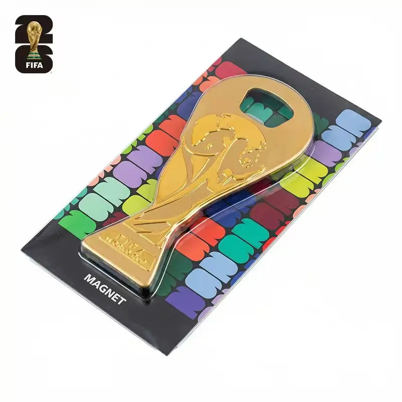 World Cup 2026 Trophy Magnet Bottle Opener