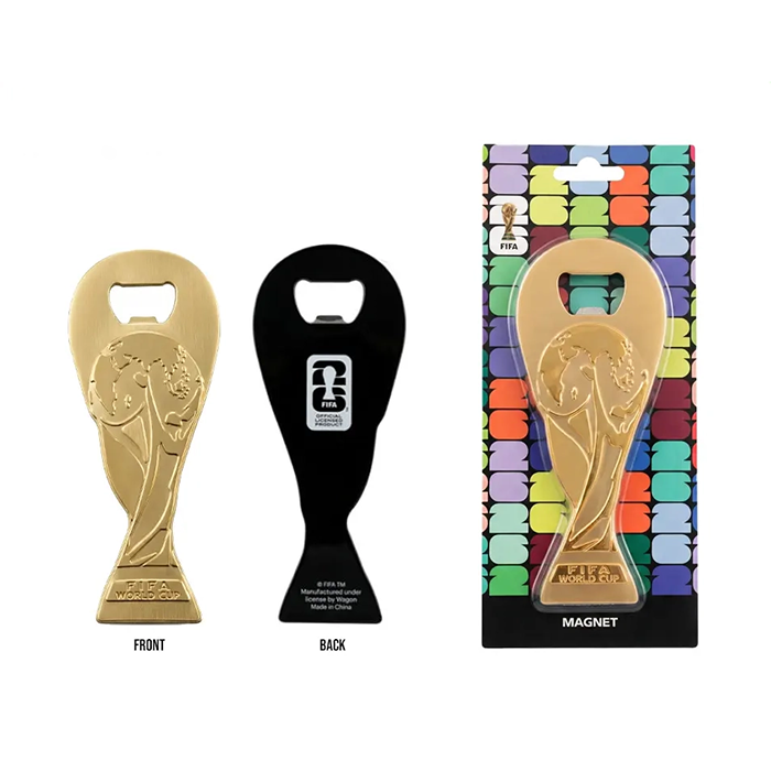 World Cup 2026 Trophy Magnet Bottle Opener