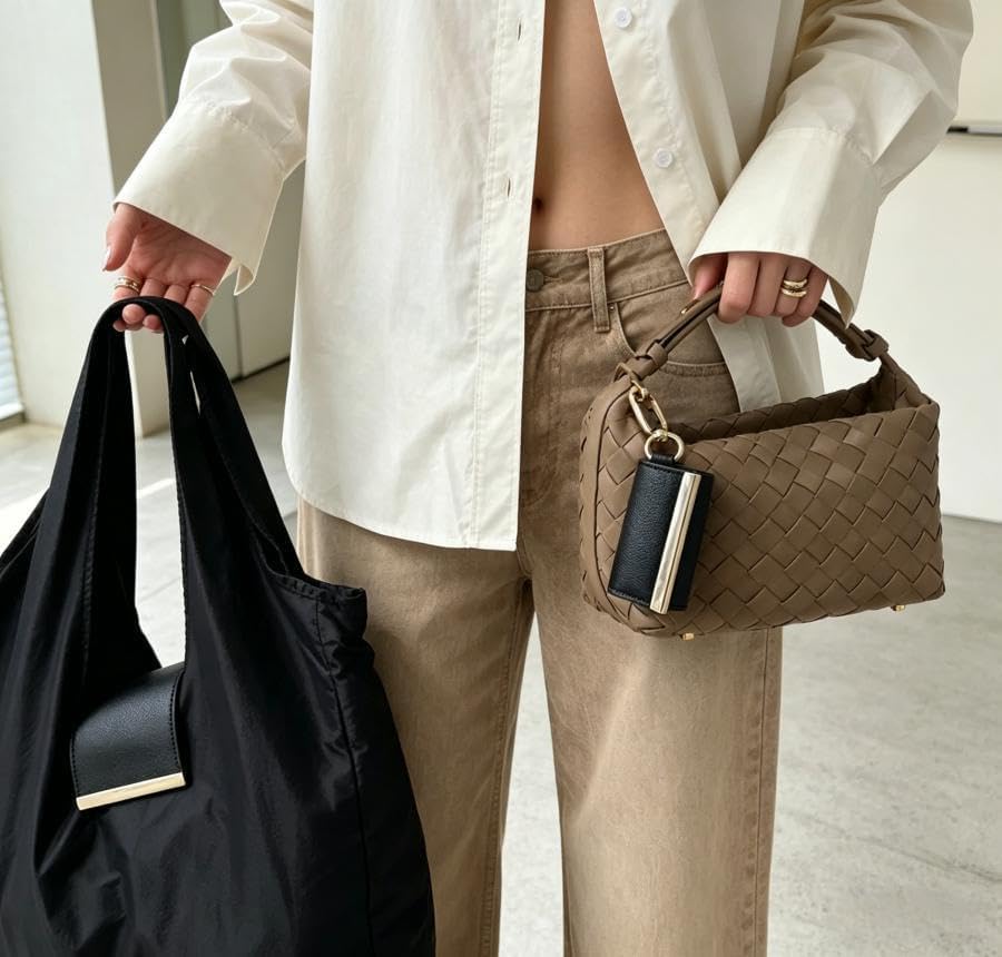 Foldable Keychain Tote Bag