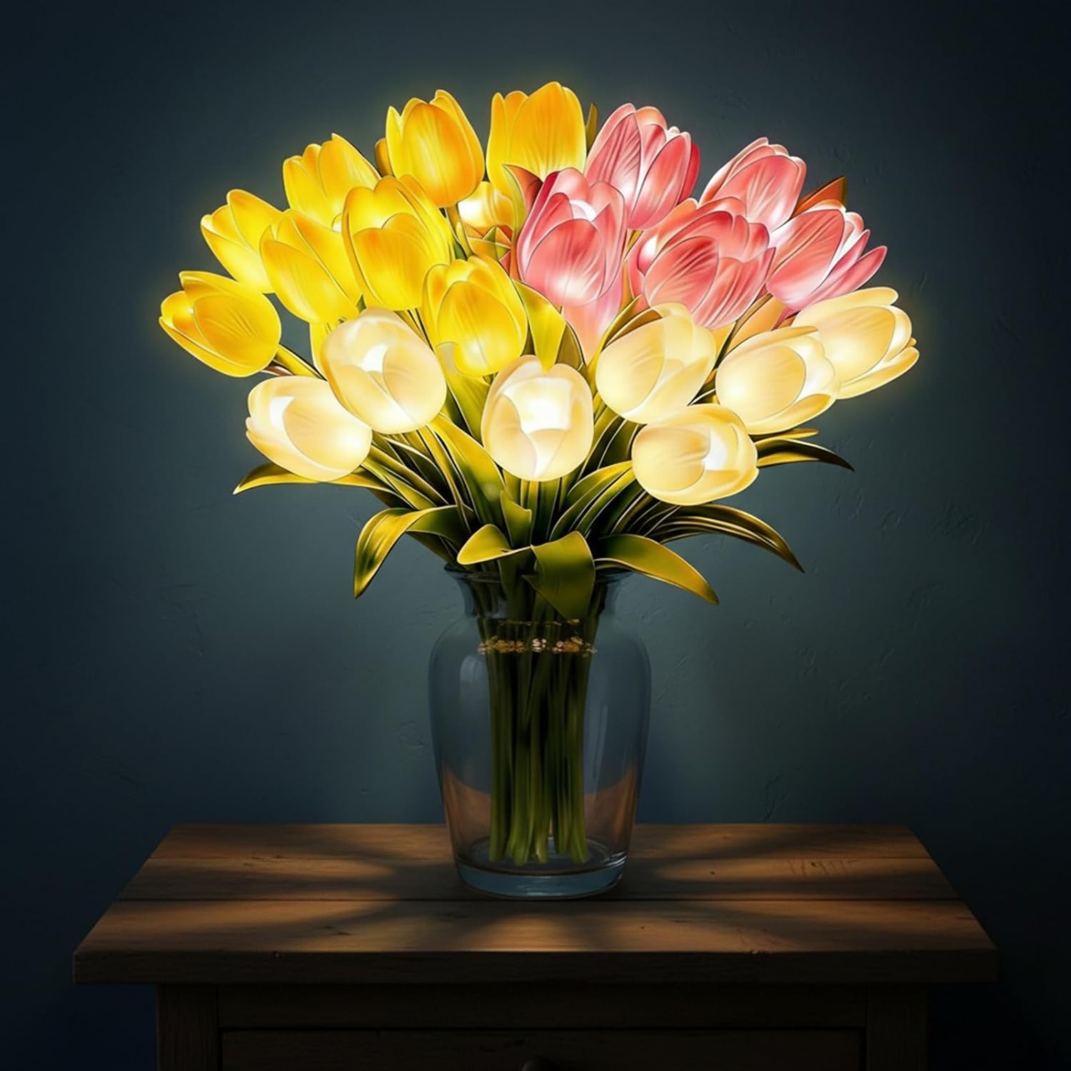 Radiant Romantic Tulip Light
