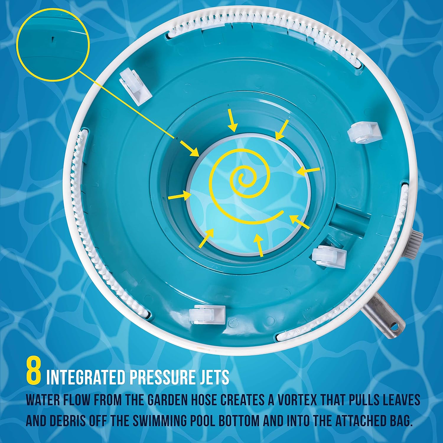 Professional Swimming Pool Leaf Terminator Vacuum 