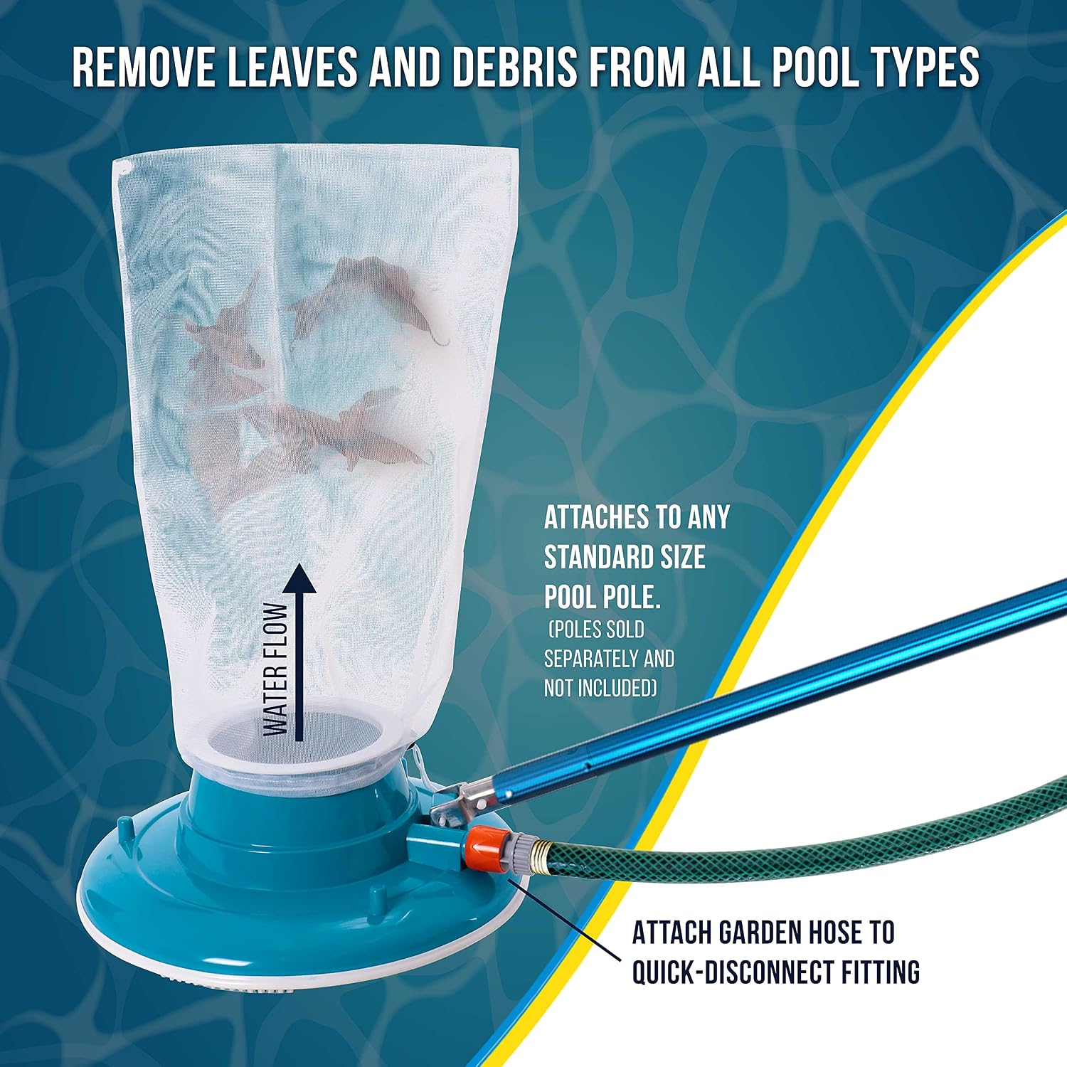 Professional Swimming Pool Leaf Terminator Vacuum 