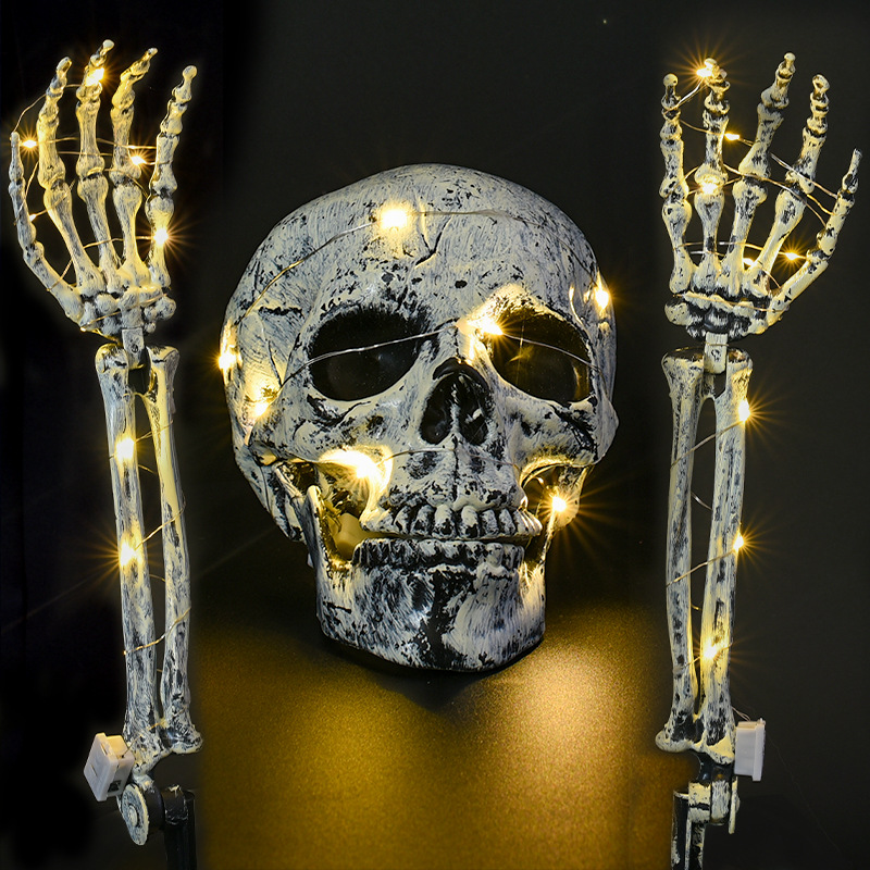 Realistic Skeleton Stakes Halloween Decorations