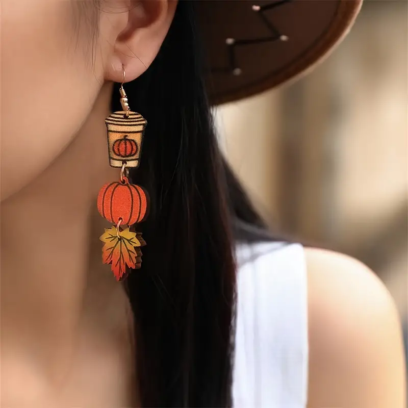 🎃Halloween Wooden Earrings