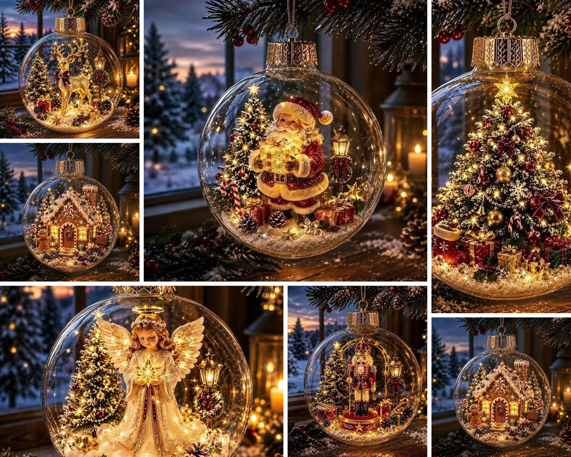 🎄 Light-Up Christmas Ornament 🔥