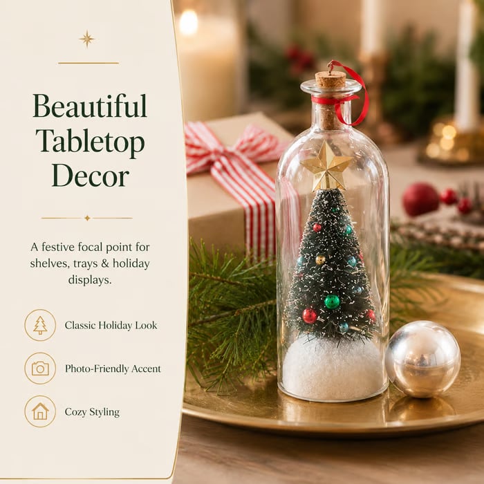 🎅🎄Christmas Sale -Recordable Christmas Tree Message In A Bottle❤