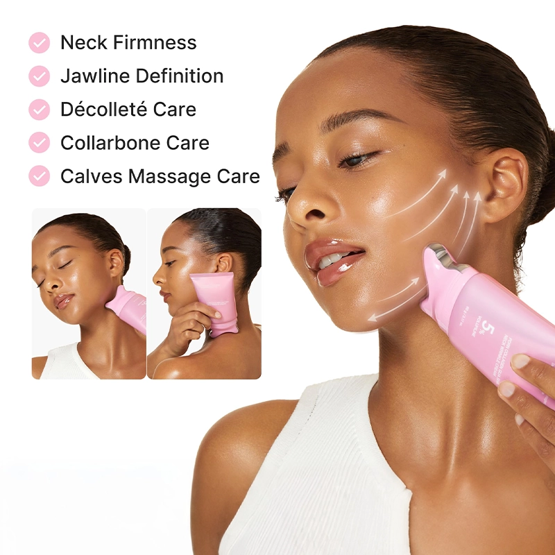 Collagen Gua Sha Neck Wrinkle Cream - Firming, Contour Care | For the Look of Fine Lines, Jawline, Neck
