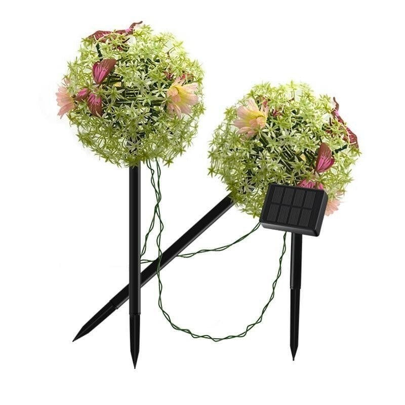 Solar Butterfly Light Garden Light With Sunflower Flashing(SET OF TWO)