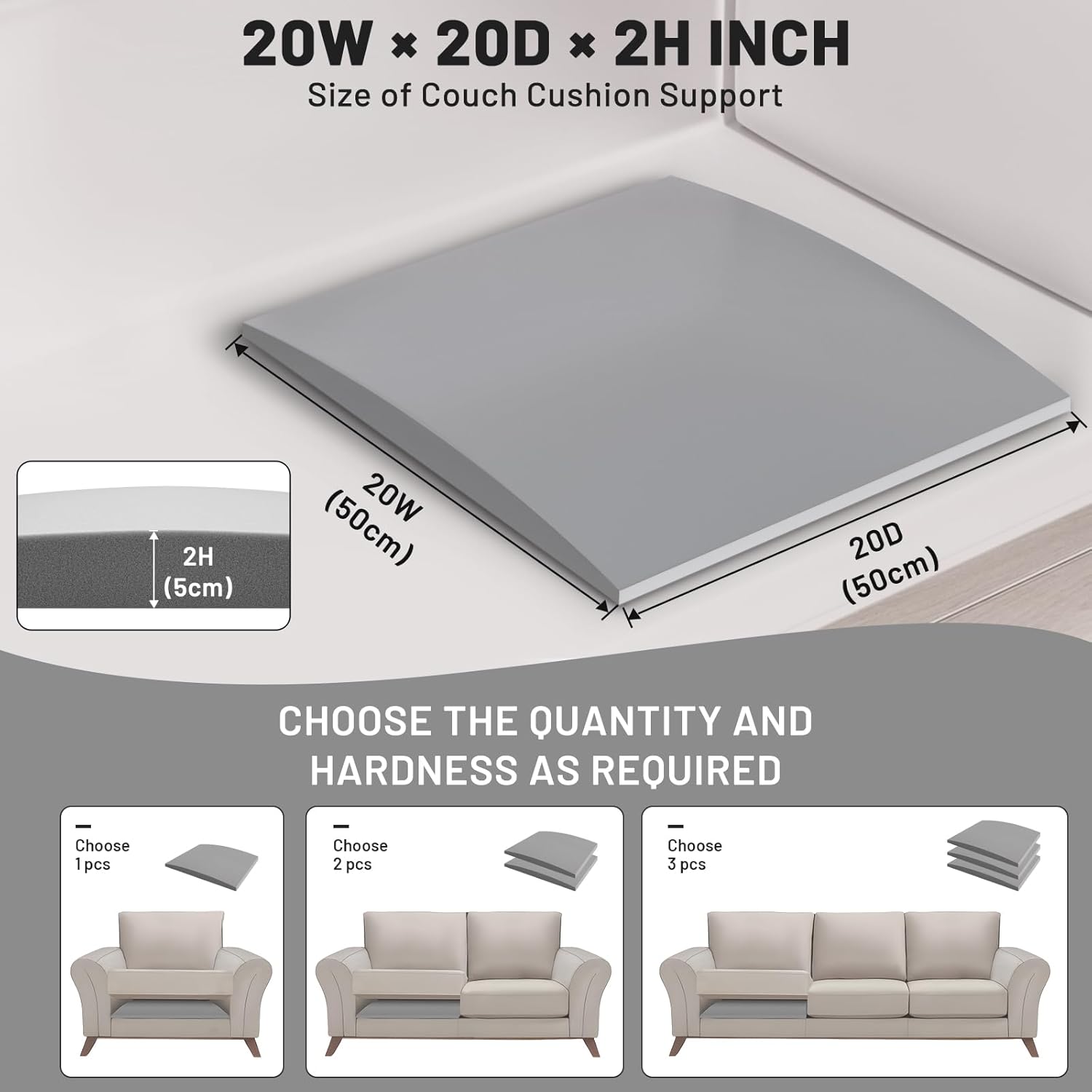 🔥Last Day 40% OFF - 🛋️Couch Cushion Support For Sagging Seat