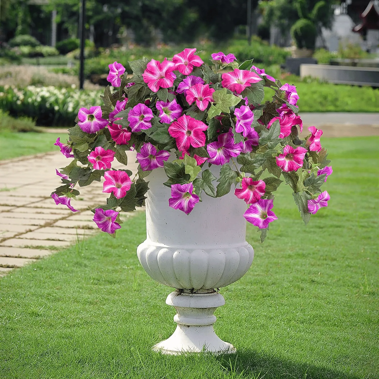 Last Day 70% OFF🔥 Fade-Proof, UV-Resistant Artificial Petunias – Vibrant, Colorfast Outdoor Flowers for Patio & Garden