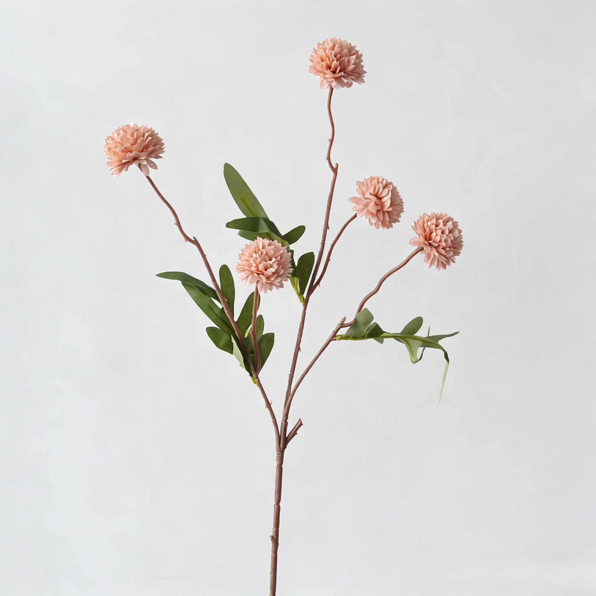 12Pcs Summer and Autumn Orange Harvest Festival Red Artificial Pom-Pom Flowers Snowball - Graduation Gifts Dandelion Bulk Faux Silk Blooms for DIY Bouquets, Wedding Centerpieces & Home Office Teacher Appreciation Gifts