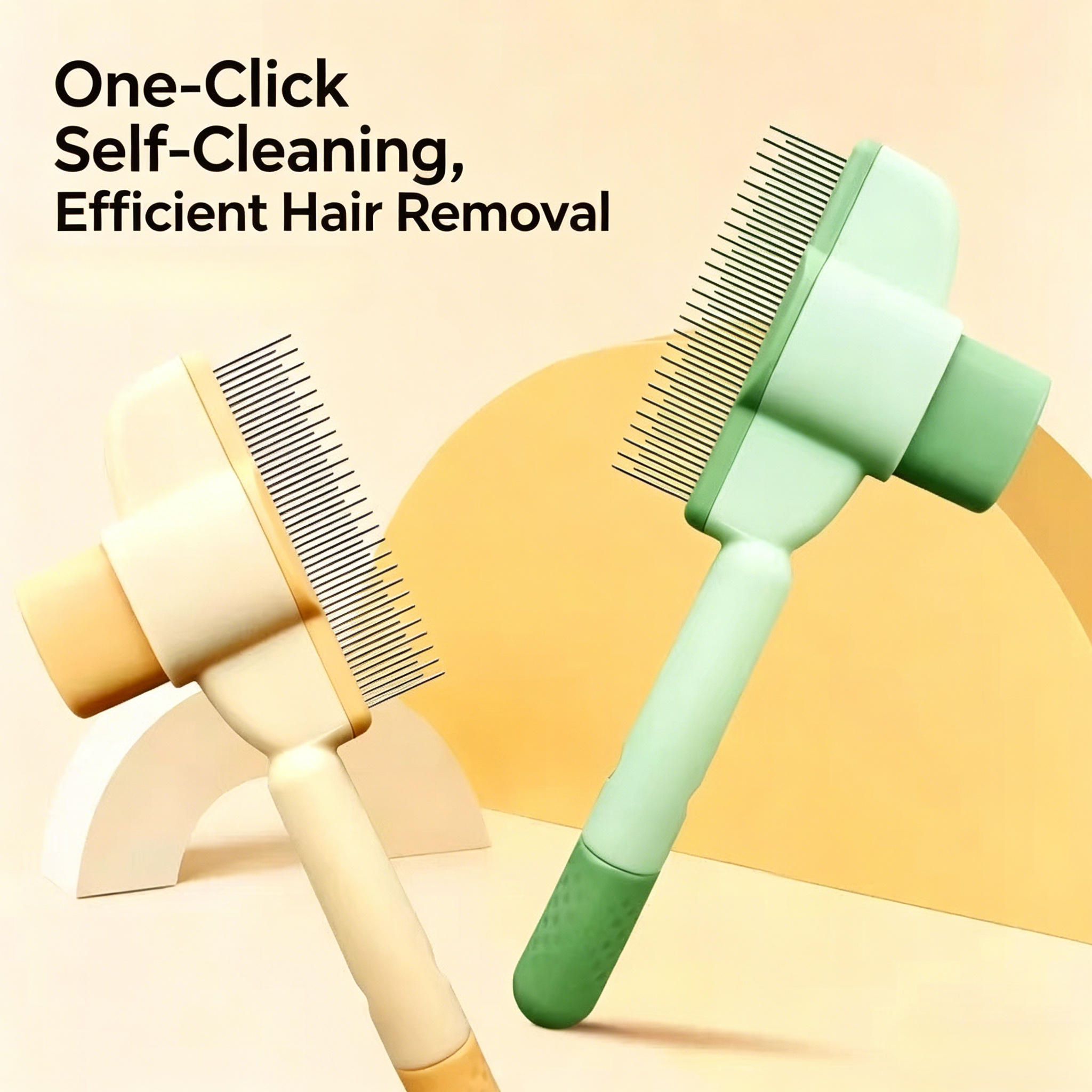 Pet Grooming Brush, Massage Deshedding Comb for Pets