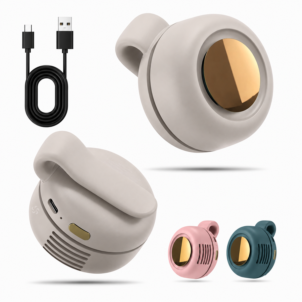 Mini Whirlwind Belt Fan – Powerful Portable Summer Cooling Fan