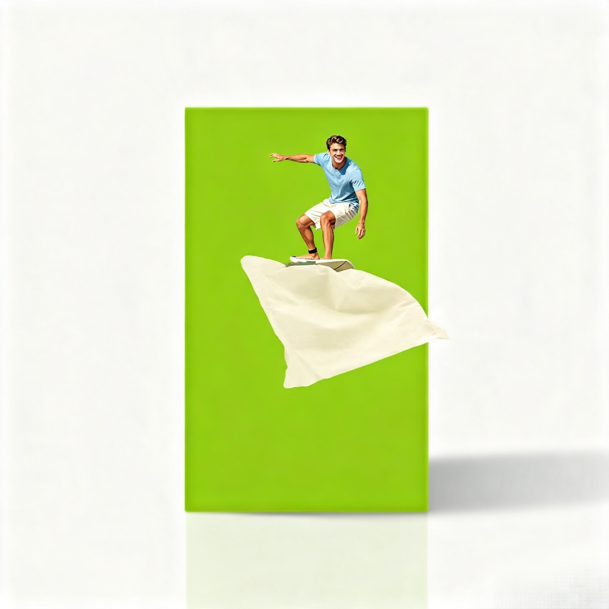 Versatile Skirt Tissue Box, Creative, High Aesthetic Value, Living Room Table Decoration, Flying Skirt Girl Tissue Box