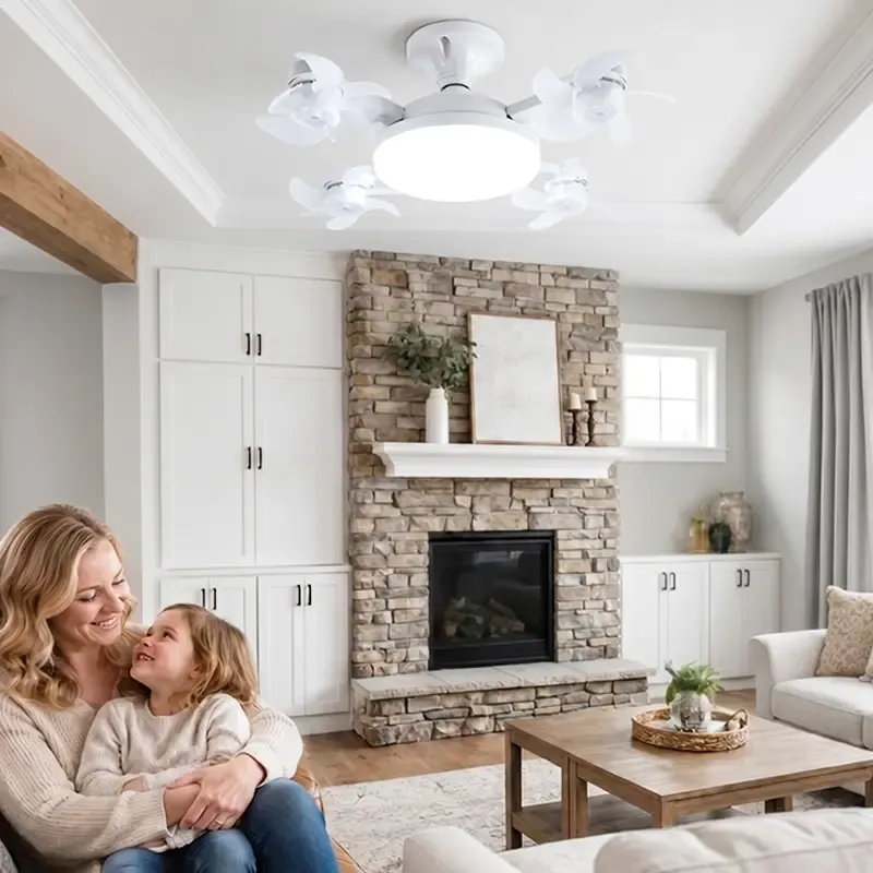 ✨ Foldable LED Ceiling Fan Light