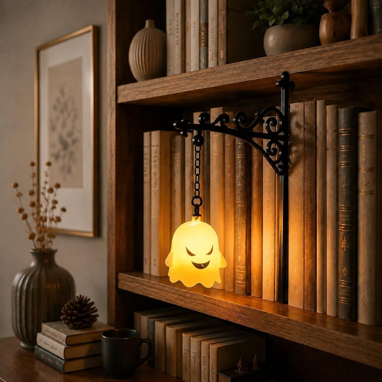 Decorative Bookshelf Light Halloween Gift Idea
