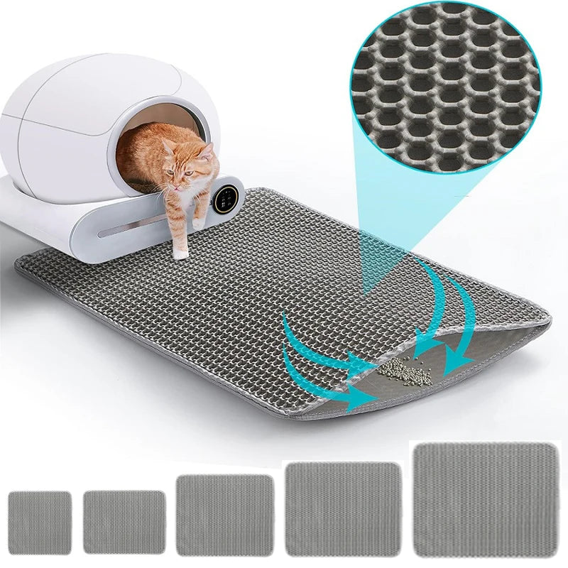Double Layered  Cat Litter Mat 🐾