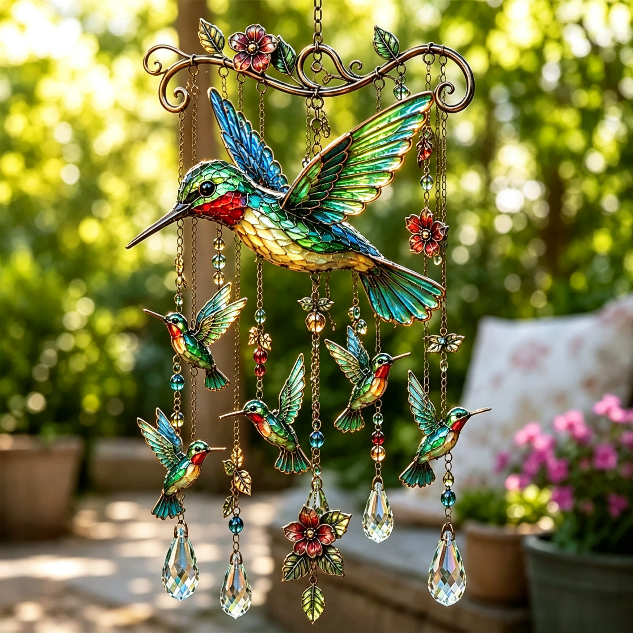 🐦🎐Last Day 50% OFF - 🐦🎐Graceful Hummingbird Wind Chime